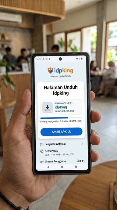 Tampilan halaman APK idpking